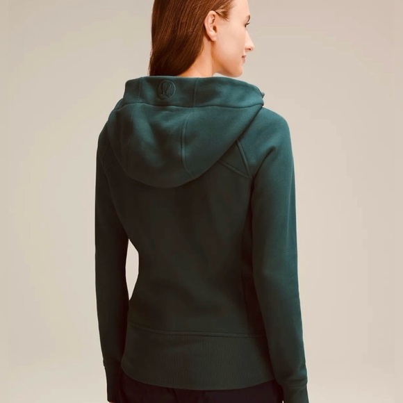 lululemon athletica Tops - Lululemon Scuba Full Zip Hoodie Size 2 Green Style LW4AWMS